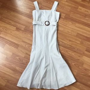 NWT Ann Taylor Belted Midi Dress